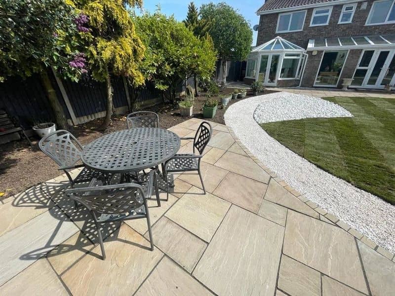 Finished garden