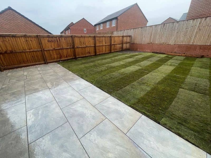 Finished garden