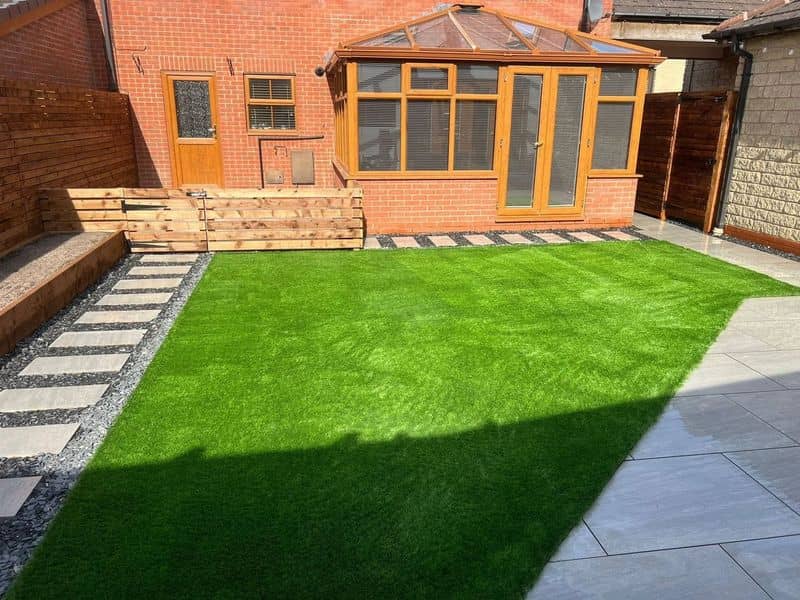 Finished garden