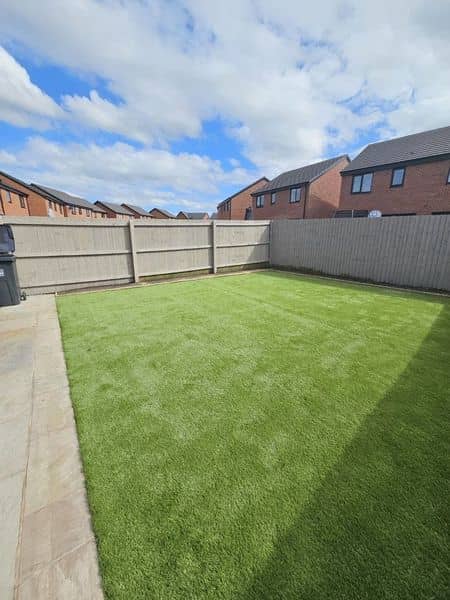 Finished garden