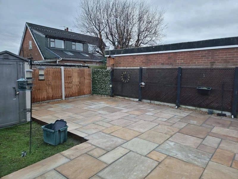 Finished garden