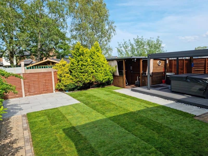 Finished garden