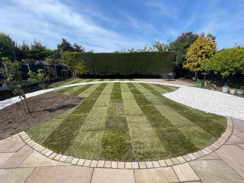Finished garden