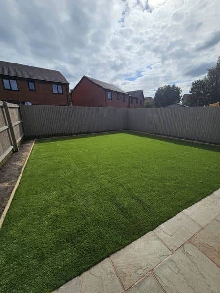 Finished garden