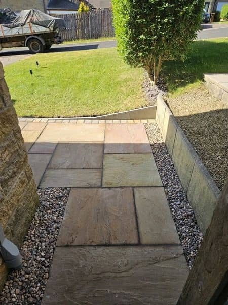 Finished garden