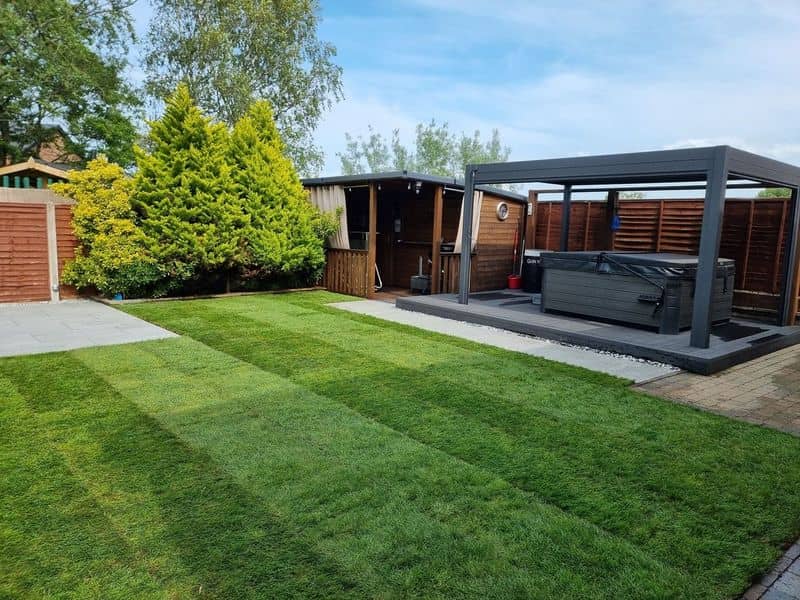 Finished garden