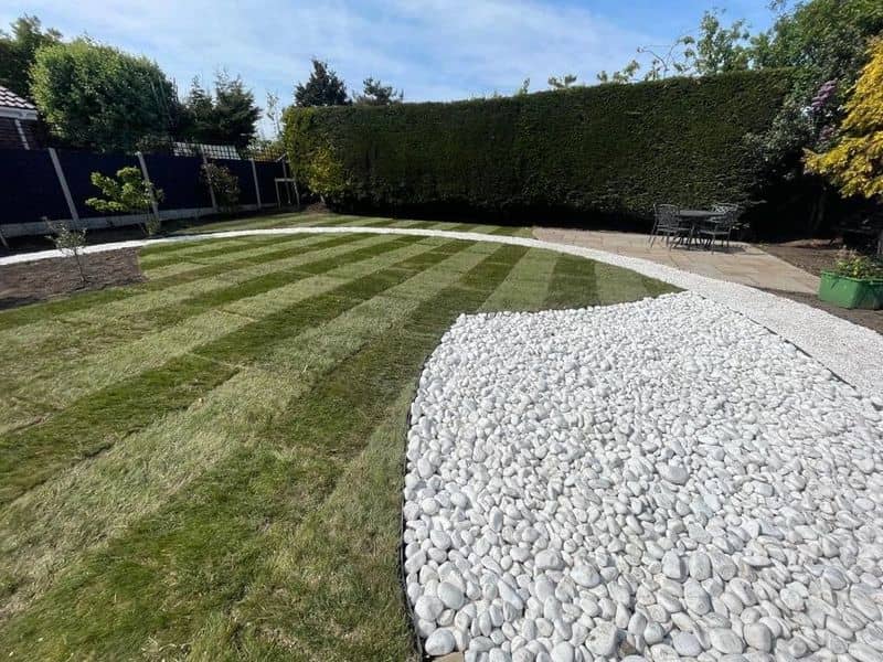 Finished garden