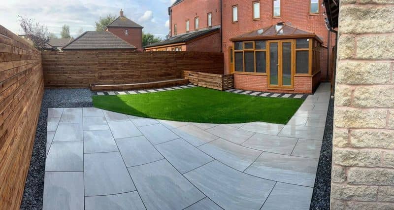 Finished garden