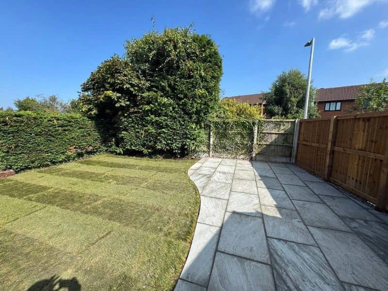 Finished garden