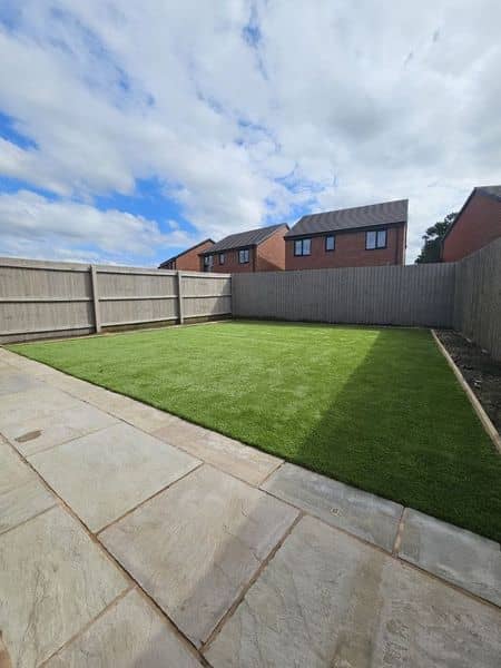 Finished garden