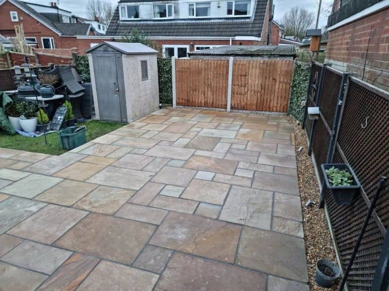 Finished garden