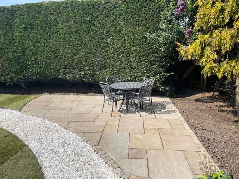 Finished garden