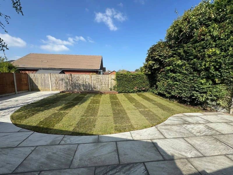 Finished garden