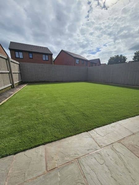 Finished garden