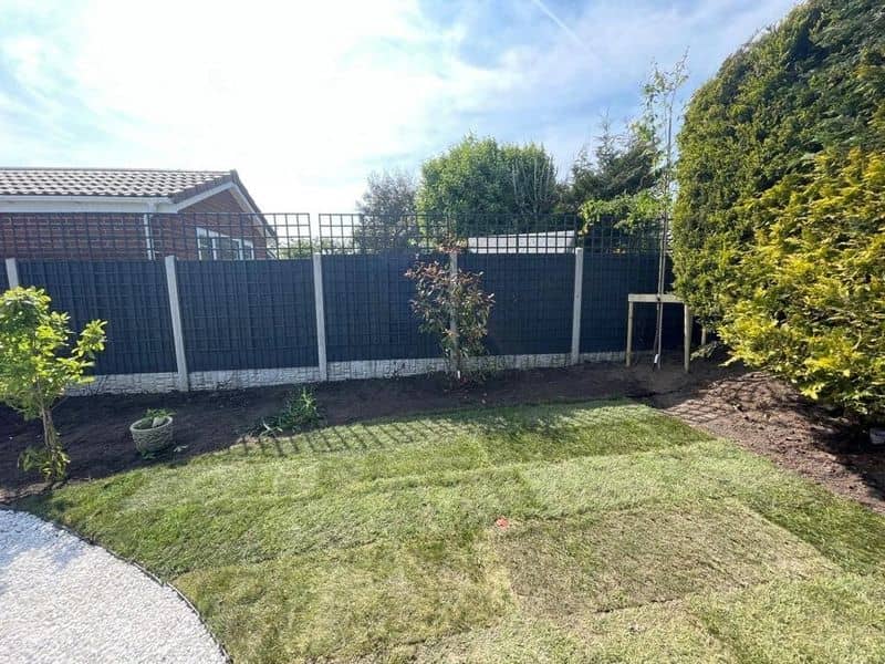 Finished garden
