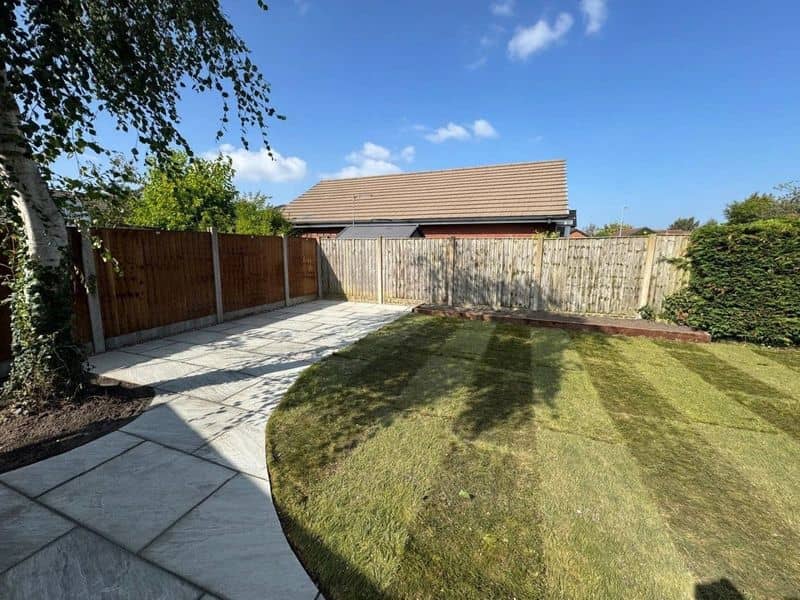 Finished garden