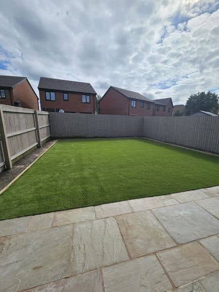 Finished garden