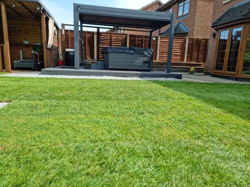 Finished garden