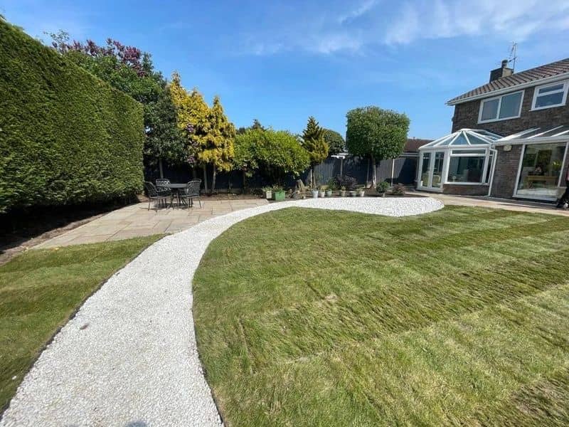 Finished garden