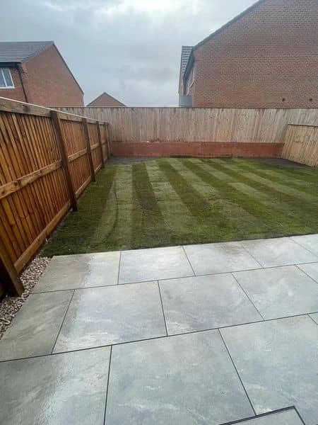 Finished garden