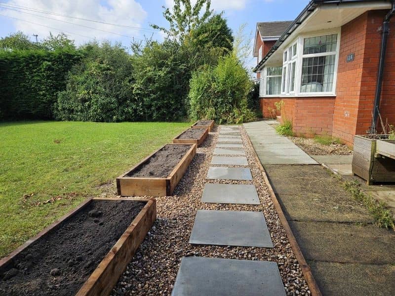 Finished garden