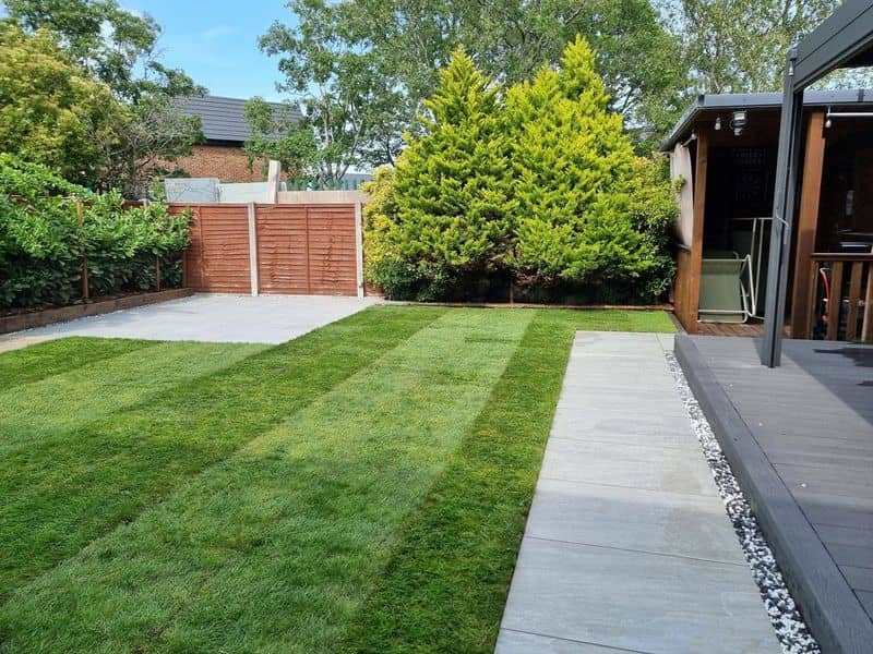 Finished garden