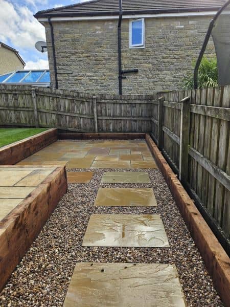 Indian Sandstone Paving, Drainage & Decking in Rossendale — 20241017 133812