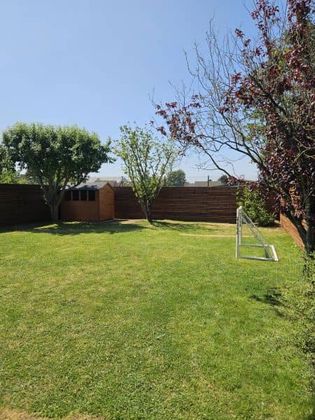 Porcelain Patio & Slatted Fence Cladding in Preston — 20260709 132640
