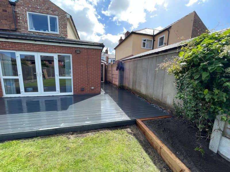 Composite Decking, Sleeper Borders & Fencing in Penwortham – Clear — outcome
