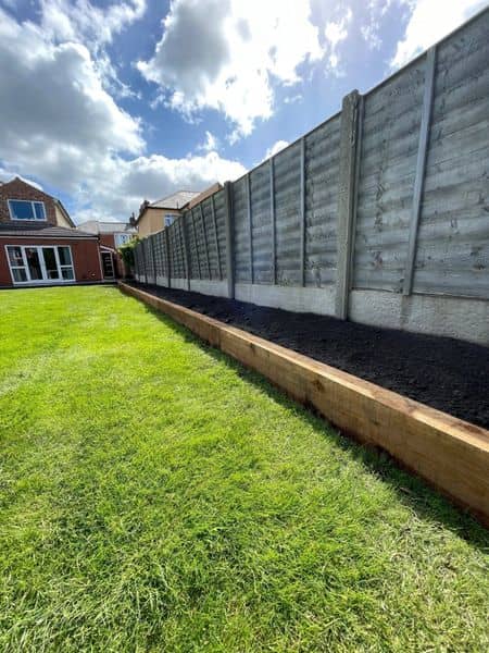 Composite Decking, Sleeper Borders & Fencing in Penwortham – Clear — delivery