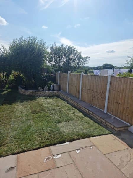 Finished garden