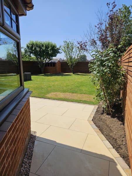 Finished garden