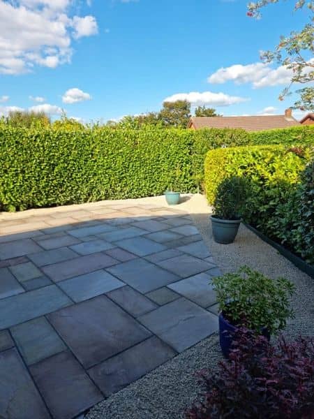 Finished garden