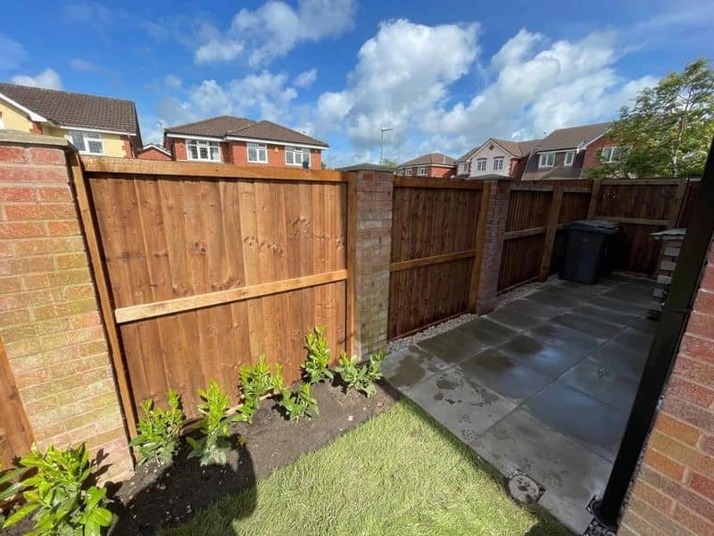 Finished garden