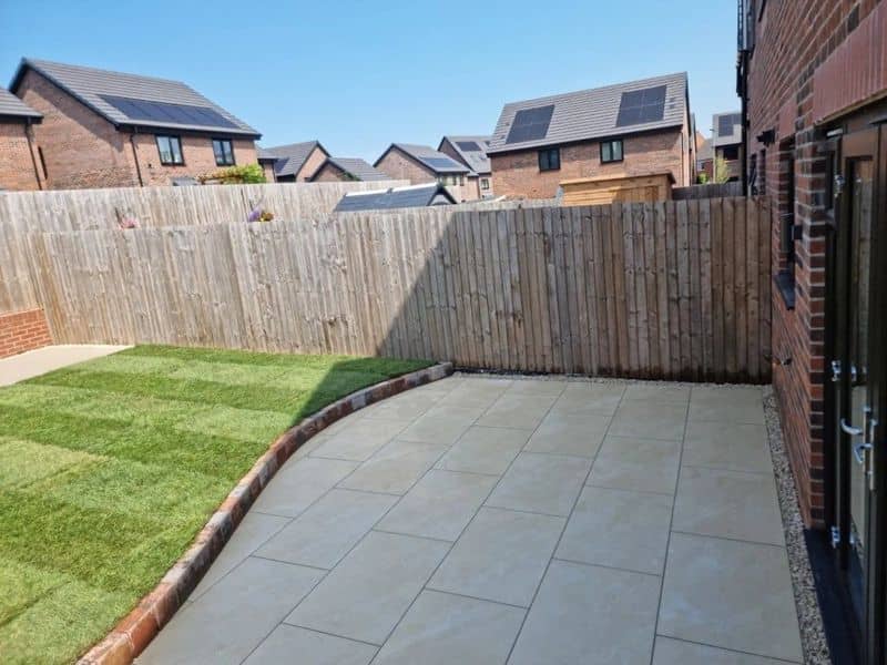 Finished garden