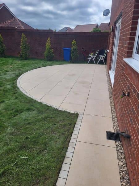 Finished garden