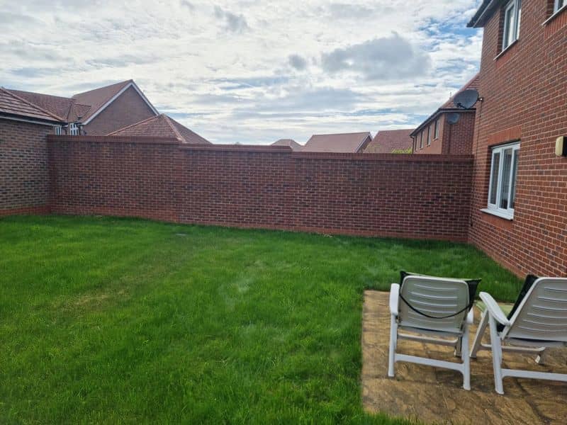 Porcelain Paving and planting before works — Buckshaw Village 