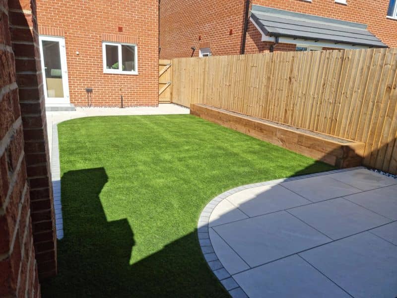 Finished garden