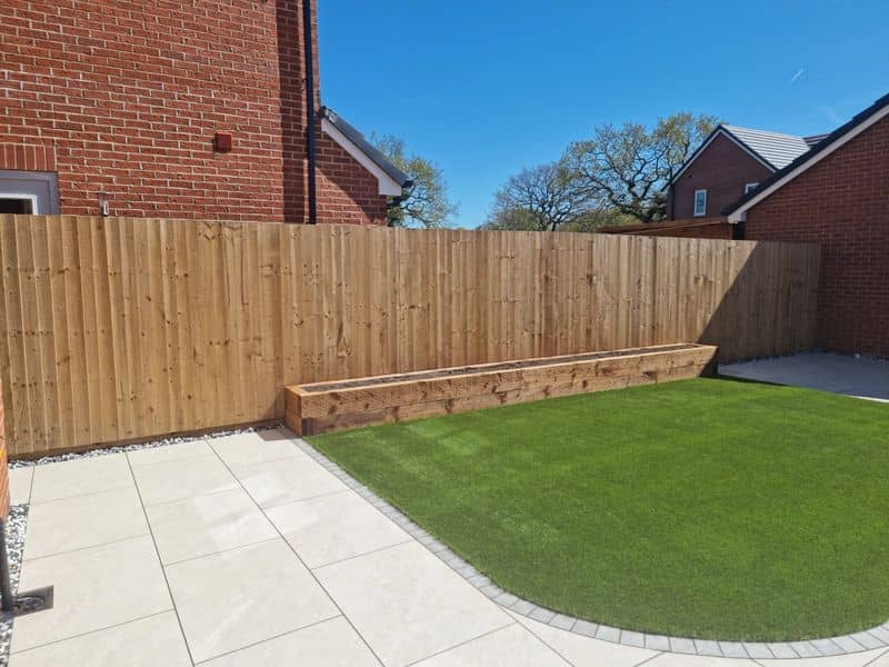 Finished garden