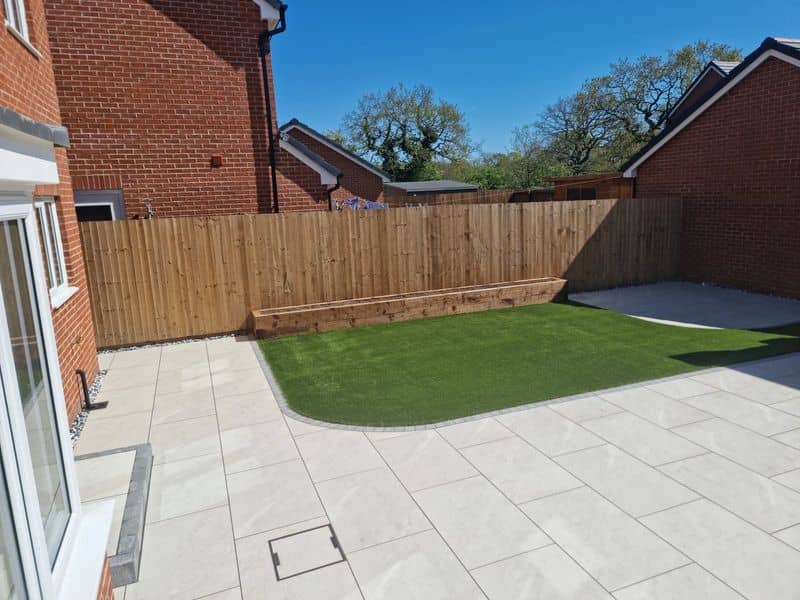 Finished garden