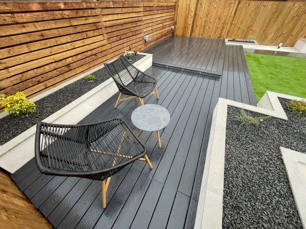 Modern Courtyard Garden — finished work in Preston City