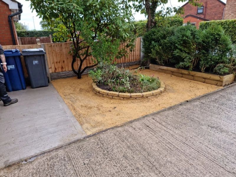 Finished garden