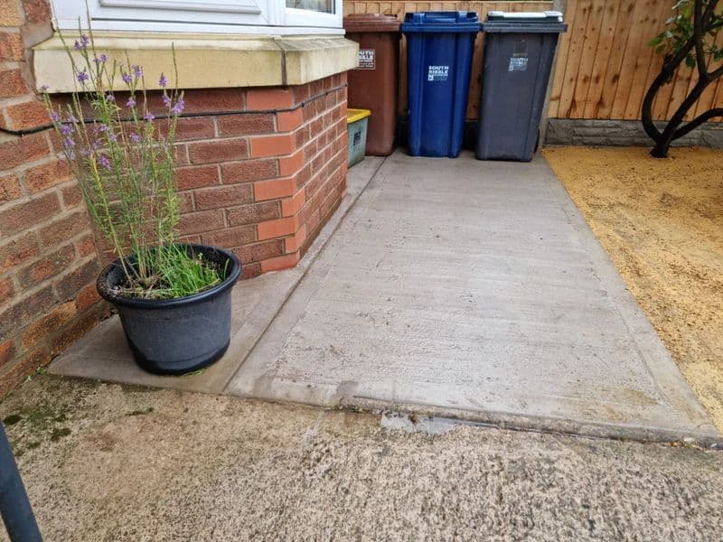 Finished garden