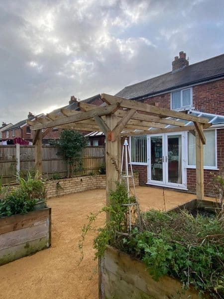 Finished garden