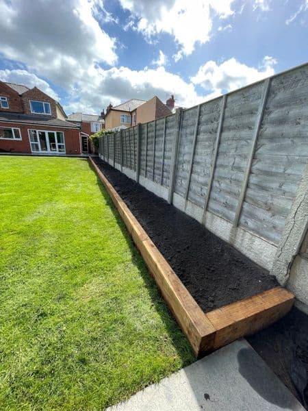 Finished garden