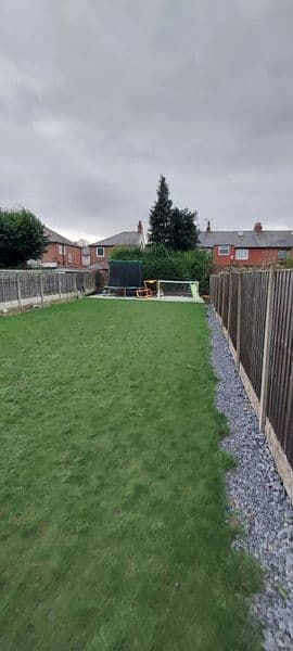 Composite Decking, Sleeper Borders & Fencing in Ashton-on-Ribble before works — Ashton-on-Ribble