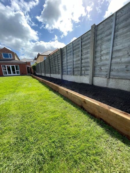 Composite Decking, Sleeper Borders & Fencing in Penwortham – Clear — delivery