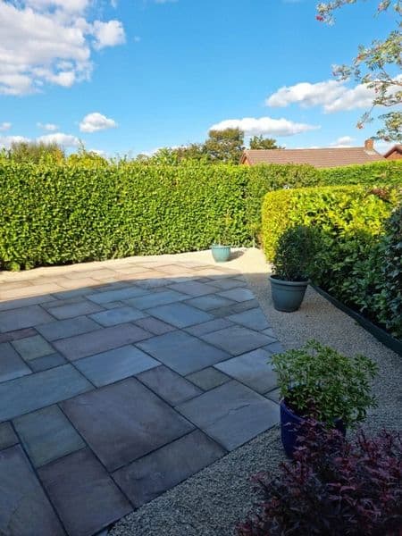 Finished garden