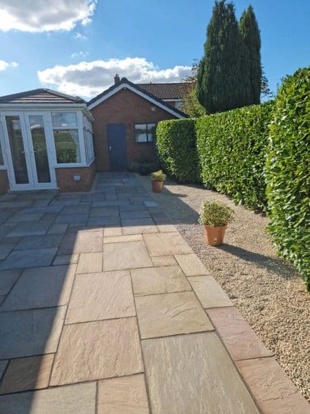 Finished garden