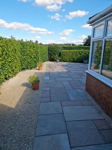 Finished garden